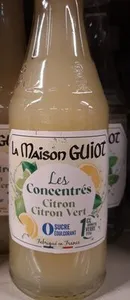 Les concentrés citron-citron vert