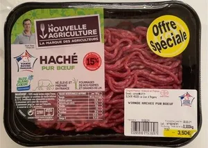Haché pur bœuf 15% MG