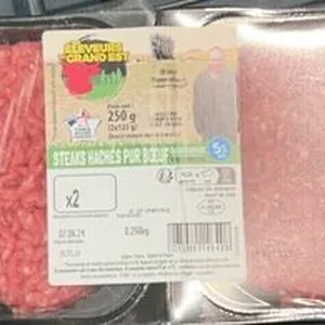 Steaks hachés pur bœuf 5%
