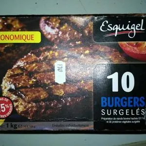 Burgers surgelés