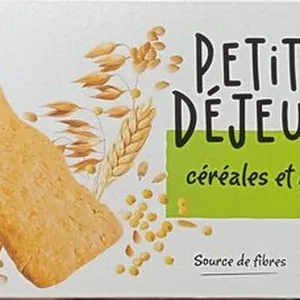 Biscuit petit dejeuner céréales et graines