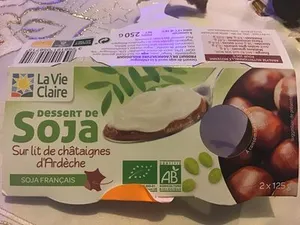 Dessert de soja à la chataigne