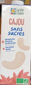 Boisson Cajou sans sucres