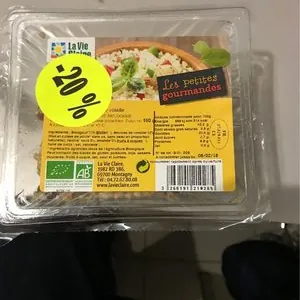 Les petites gourmandes ; boulgour aux emincés de volaille