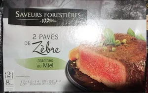 2 Pavés de Zèbre marinés au Miel
