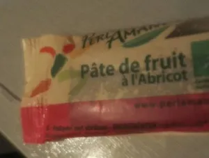 Pâte de Fruit Bio ABRICOT 25g