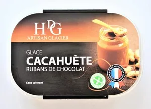 Glace cacahuete pate tartiner