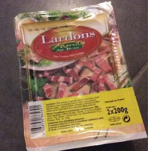 Lardons fumés au bois