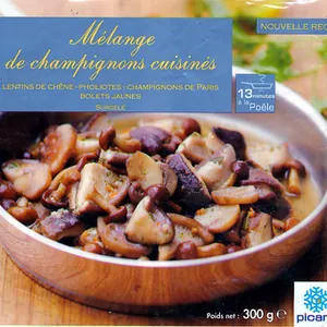 Mélange de champignons cuisinés