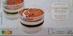2 Coupes pâtissières Tiramisù