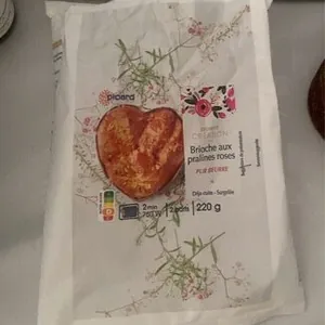 Brioche aux pralines roses