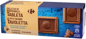 Galleta tableta chocolate con leche