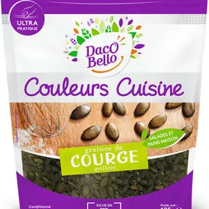 Graines de courge décortiquées grillées