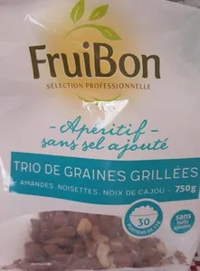 Trio de graines grillées