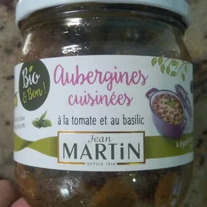 Aubergines cuisinées à la tomate et au basilic