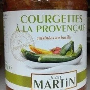 Courgettes à la provençale cuisinées au basilic