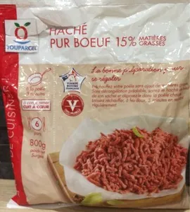 Haché de boeuf 15% MG