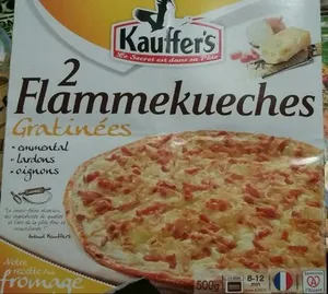 Tarte flambée gratinée