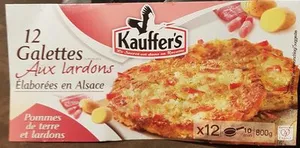 Galettes de pommes de terre aux lardons