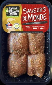 Sauté de poulet miel laqué et poivre de Belem