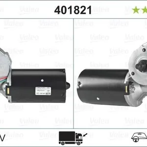 Vindrutetorkarmotor VALEO 401821