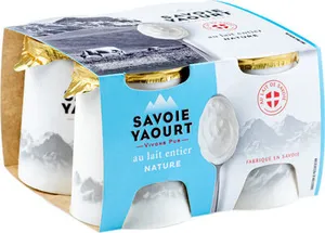 Yaourt au lait entier nature, pot carton