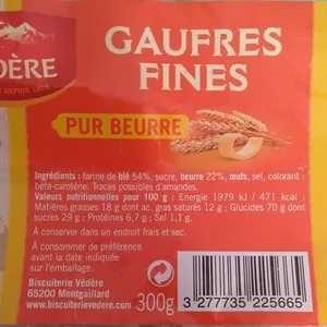 Gaufres fines
