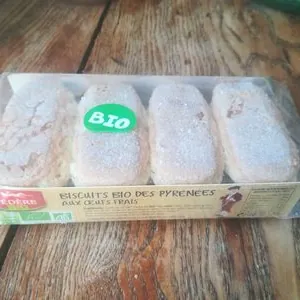 Biscuits bio ded Pyrénées aux oeufs frais
