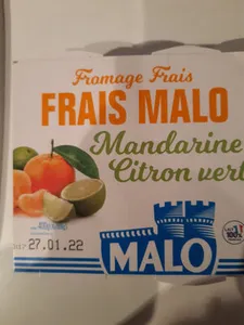 Fromage Frais Malo Mandarine Citron Vert
