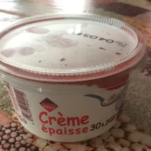Crème épaisse 30%