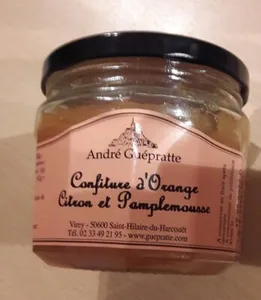 Confiture orange citron pamplemousse