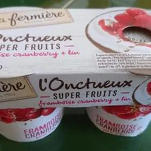 L'onctueux super fruits framboise cranberry + lin