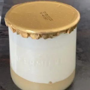 Onctueux vanille lit gourmand poires amandes