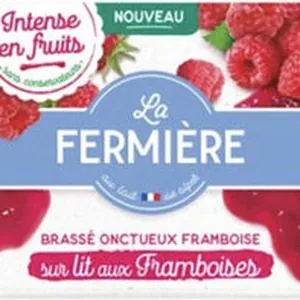 Brassé onctueux framboise