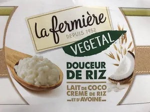 Douceur de riz lait de coco creme de riz & d'avoine