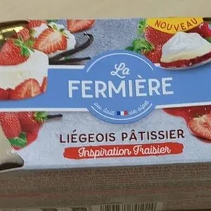 Liégeois Pâtissier inspiration fraisier
