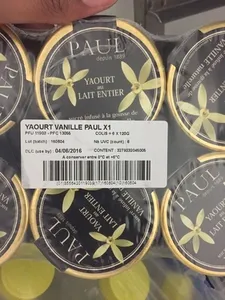 Yaourt au lait entier sucré infusé à la gousse de Vanille naturelle