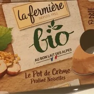 Crème praliné noisettes