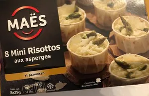 8 Mini Risottos aux asperges