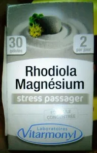 30 Gelules Rhodiola Magnesium Vitarmonyl