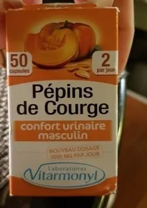 Vitarmonyl Pepins Courge 50 Gelules