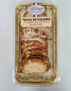 Tuiles pâtissières amandes