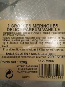 Meringue vanille