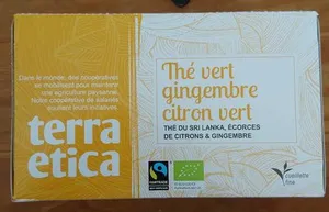 Thé vert gingembre citron vert