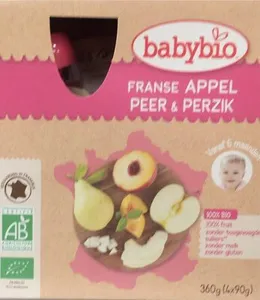 Compote poire pêche