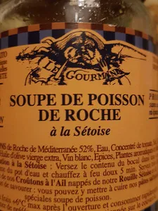 Soupe de Poisson de Roche à la sétoise