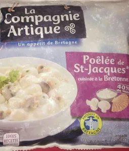 Poêlée de saint-Jacques cuisinée à la bretonne
