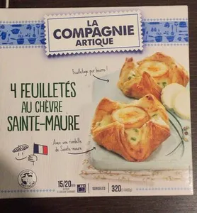 4 feuilletés au chèvre Sainte-Maure