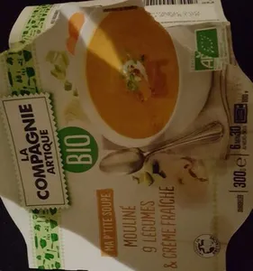 Mouliné 9 légumes et crème fraîche