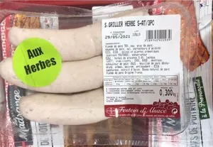 Saucisses aux herbes